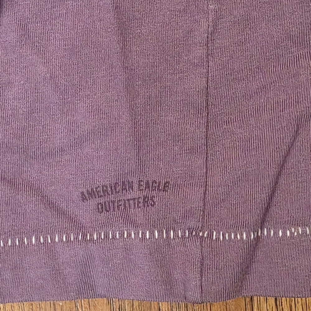 Vintage Y2k American Eagle Graphic Berts Disco Baby Tee Shirt Indie Sleaze. M - Picture 4 of 7
